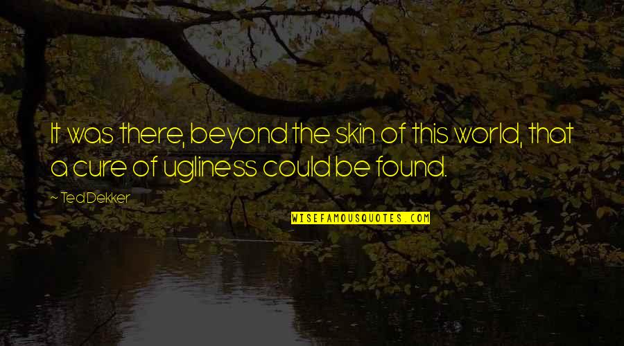 Journals And Diaries Quotes By Ted Dekker: It was there, beyond the skin of this