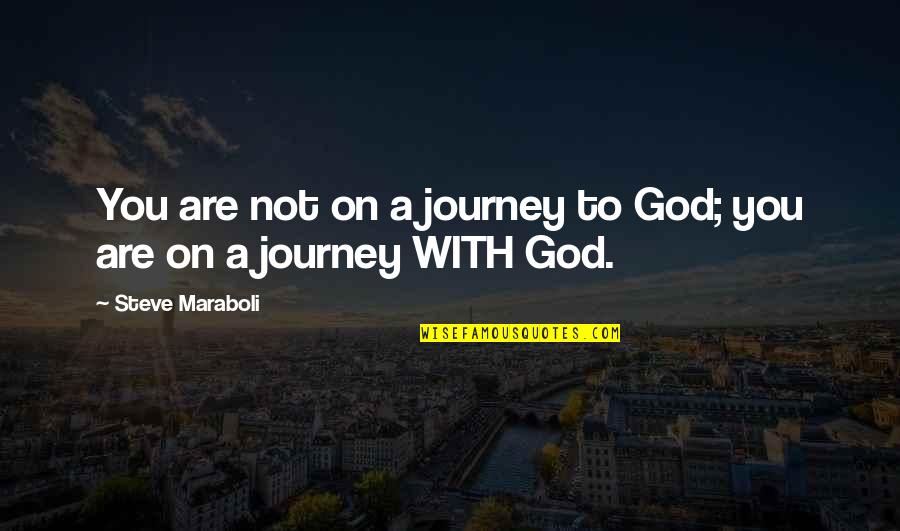 Journey To Quotes By Steve Maraboli: You are not on a journey to God;