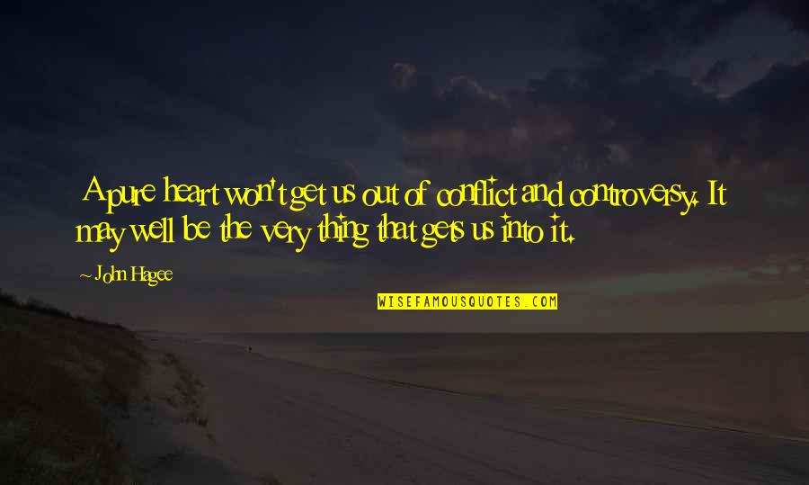 Joyce Grenfell Quotes By John Hagee: A pure heart won't get us out of Joyce Grenfell Quotes By John Hagee: A pure heart won't get us out of