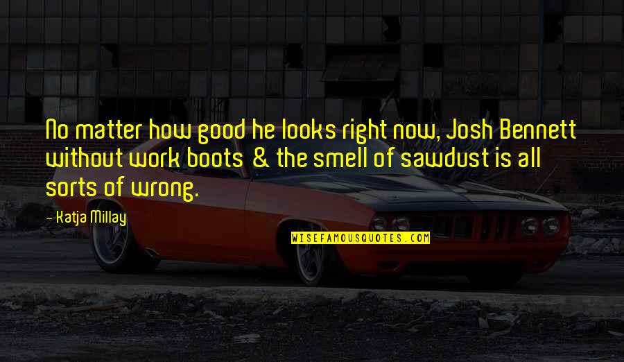 Jozua Alblasserdam Quotes By Katja Millay: No matter how good he looks right now,