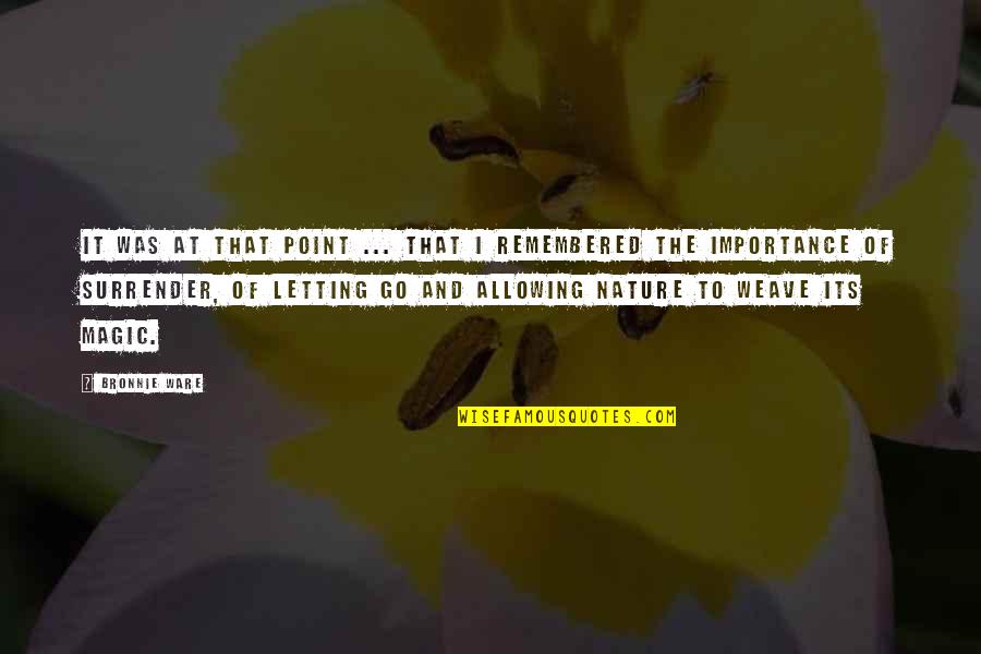 Juancito Trucupey Quotes By Bronnie Ware: It was at that point ... that I Juancito Trucupey Quotes By Bronnie Ware: It was at that point ... that I