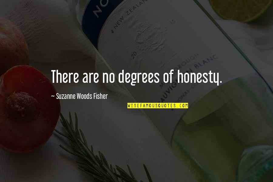 Julius Chambers Quotes By Suzanne Woods Fisher: There are no degrees of honesty.