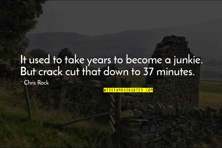 Junkie Quotes By Chris Rock: It used to take years to become a