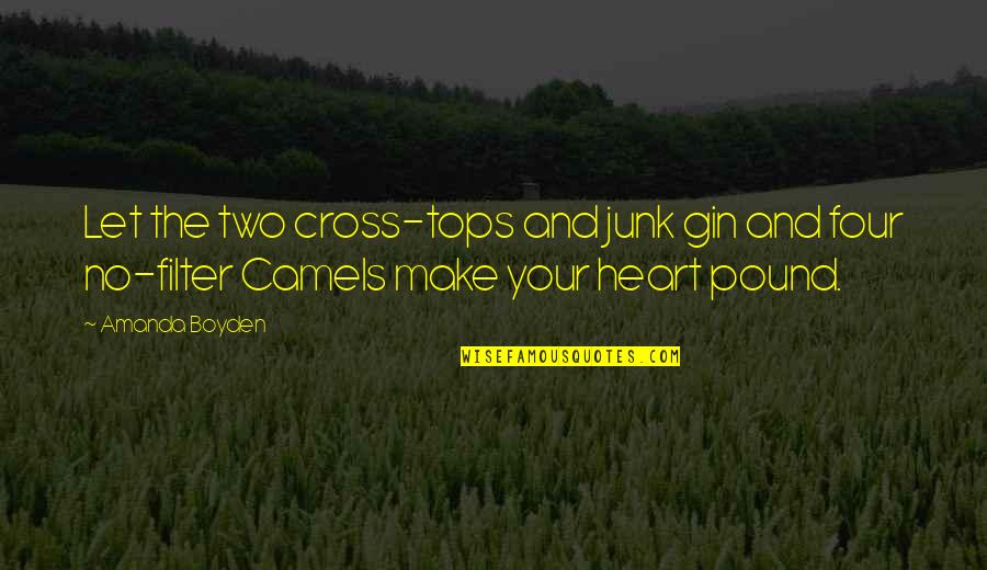 Junk's Quotes By Amanda Boyden: Let the two cross-tops and junk gin and
