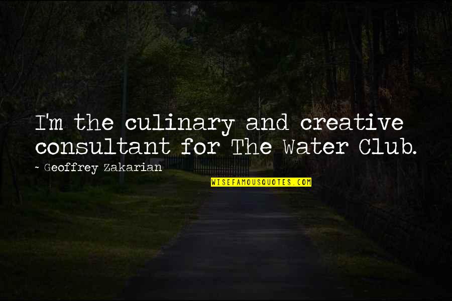 Juno Rainn Wilson Quotes By Geoffrey Zakarian: I'm the culinary and creative consultant for The