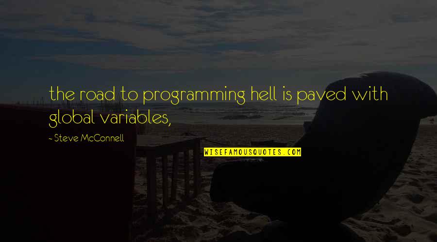 Junyi Liu Quotes By Steve McConnell: the road to programming hell is paved with