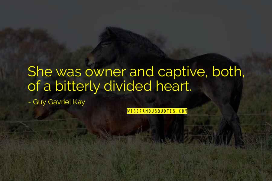 Jurassic Park Dodgson Quotes By Guy Gavriel Kay: She was owner and captive, both, of a Jurassic Park Dodgson Quotes By Guy Gavriel Kay: She was owner and captive, both, of a