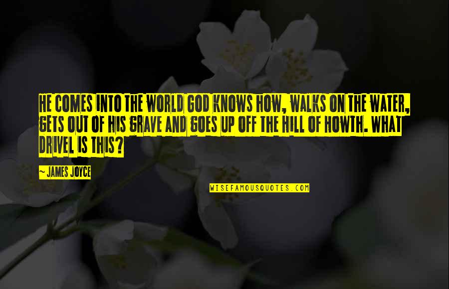 Jurate Ir Quotes By James Joyce: He comes into the world God knows how,