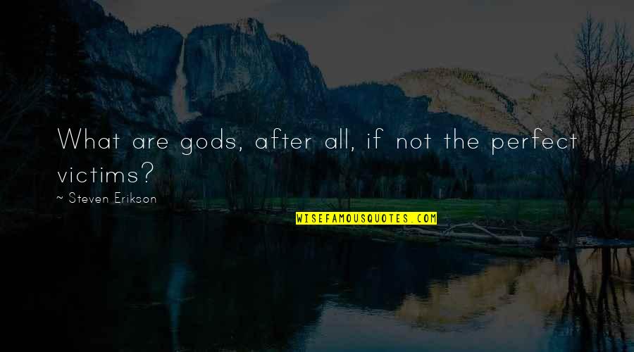Jurij Dolgorukij Quotes By Steven Erikson: What are gods, after all, if not the