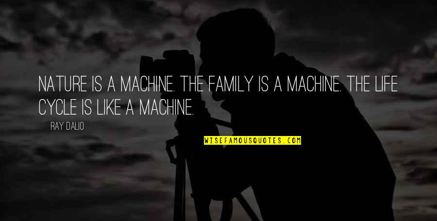 Jurk Quotes By Ray Dalio: Nature is a machine. The family is a