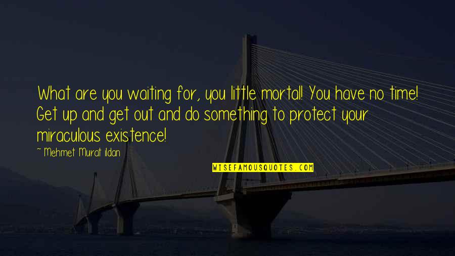 Just A Little More Time Quotes By Mehmet Murat Ildan: What are you waiting for, you little mortal!