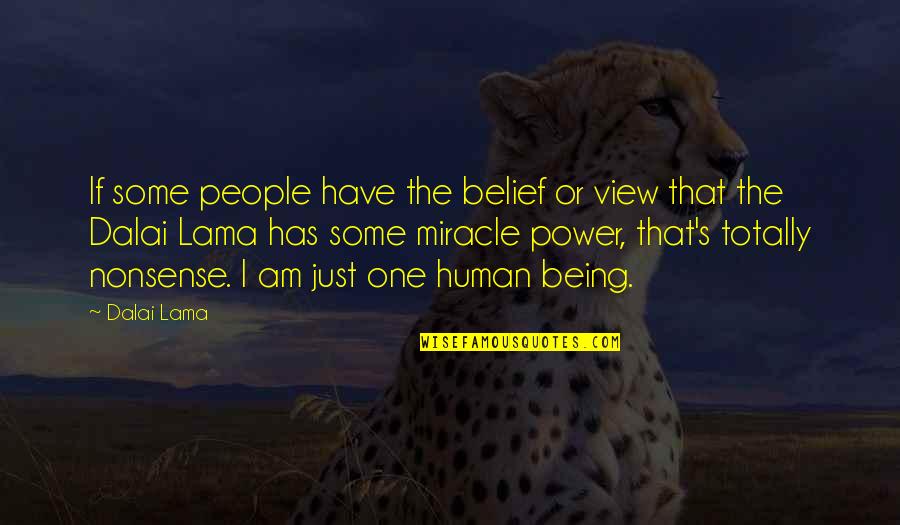 Just Being Human Quotes By Dalai Lama: If some people have the belief or view