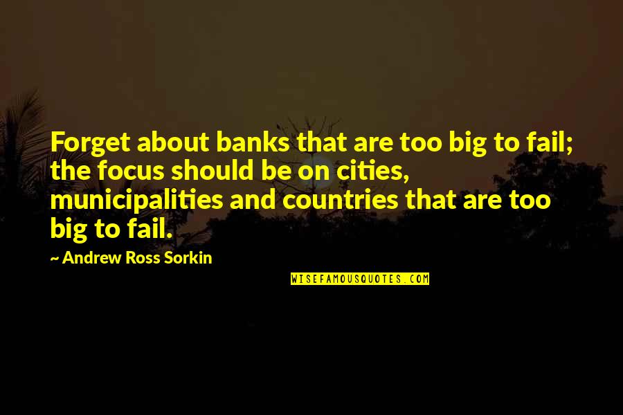 Just Forget About It Quotes By Andrew Ross Sorkin: Forget about banks that are too big to