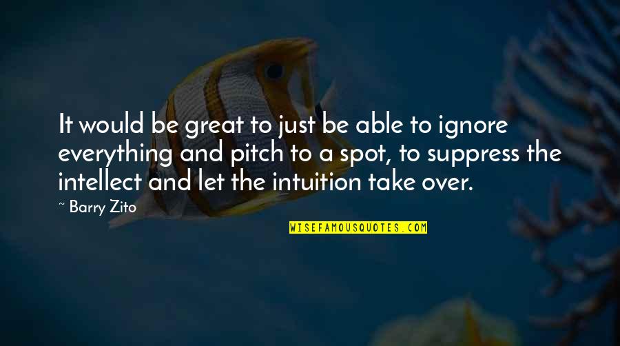 Just Let It Be Quotes By Barry Zito: It would be great to just be able