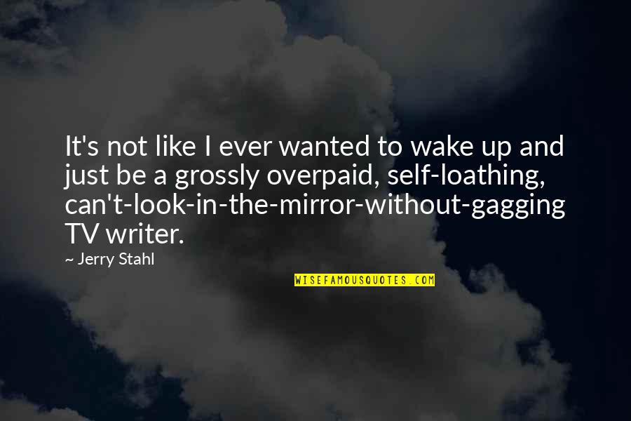 Just Look Up Quotes By Jerry Stahl: It's not like I ever wanted to wake