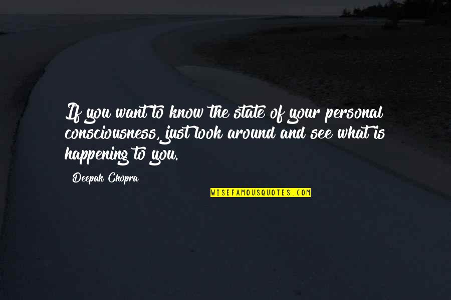 Just Want You To Know Quotes By Deepak Chopra: If you want to know the state of