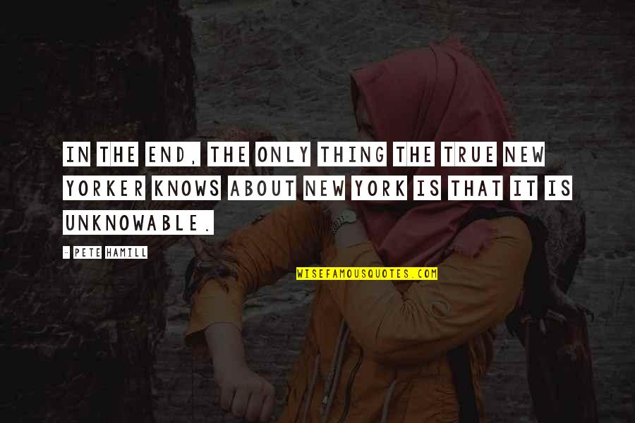 Justificados Gratuitamente Quotes By Pete Hamill: In the end, the only thing the true