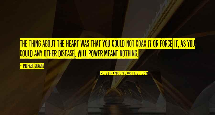 Justified Killing Quotes By Michael Shaara: The thing about the heart was that you