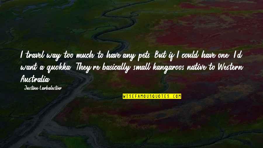 Justine Larbalestier Quotes By Justine Larbalestier: I travel way too much to have any