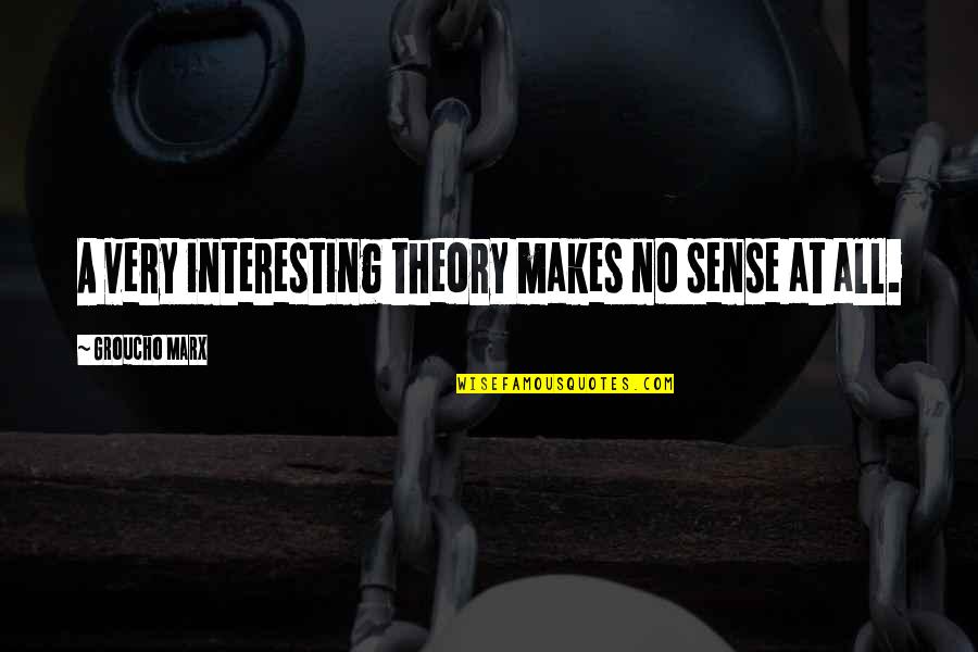 Jyugo Nanbaka Quotes By Groucho Marx: A very interesting theory makes no sense at Jyugo Nanbaka Quotes By Groucho Marx: A very interesting theory makes no sense at