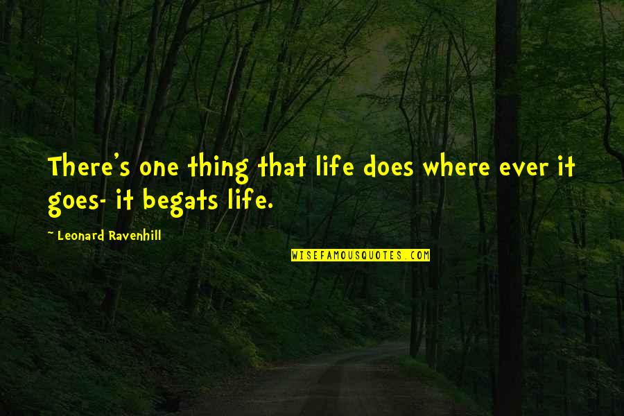 K Pess G Fogalma Quotes By Leonard Ravenhill: There's one thing that life does where ever