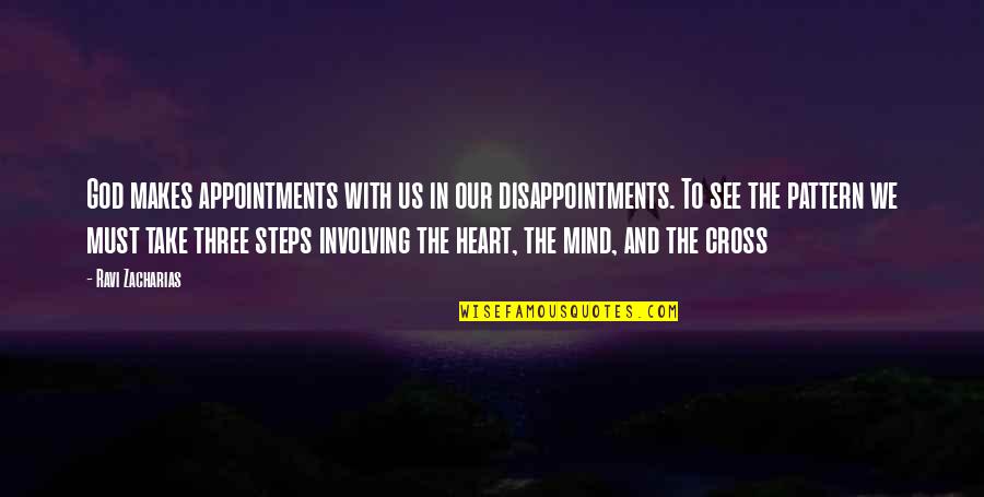 Kabasele Ochieng Quotes By Ravi Zacharias: God makes appointments with us in our disappointments.