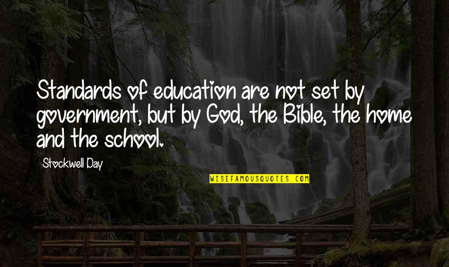 Kabristan Funny Quotes By Stockwell Day: Standards of education are not set by government, Kabristan Funny Quotes By Stockwell Day: Standards of education are not set by government,