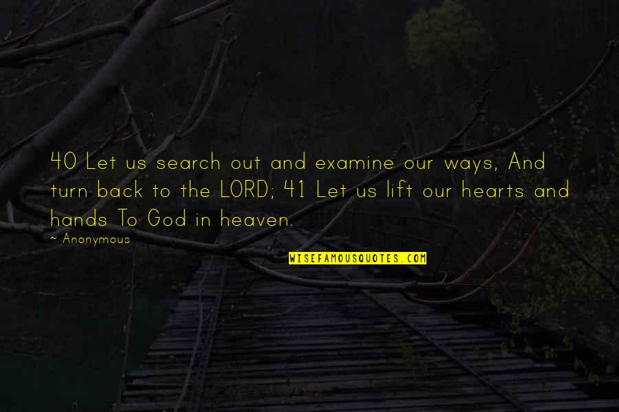 Kaedah Pengumpulan Quotes By Anonymous: 40 Let us search out and examine our Kaedah Pengumpulan Quotes By Anonymous: 40 Let us search out and examine our