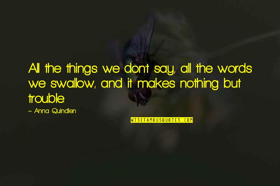 Kahinatnan In English Quotes By Anna Quindlen: All the things we don't say, all the Kahinatnan In English Quotes By Anna Quindlen: All the things we don't say, all the