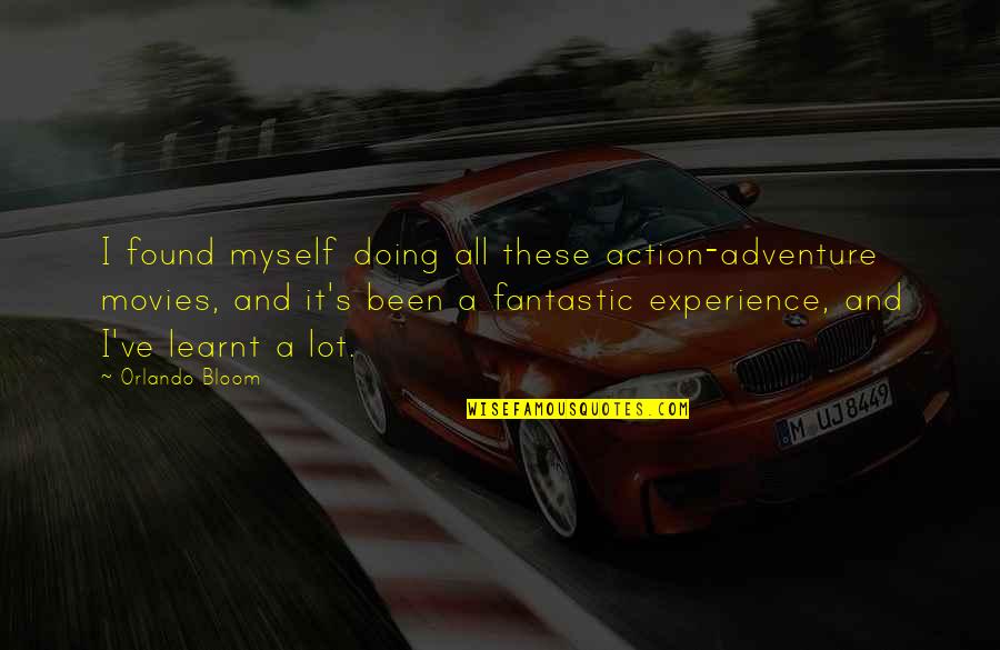 Kahvaltilik Quotes By Orlando Bloom: I found myself doing all these action-adventure movies, Kahvaltilik Quotes By Orlando Bloom: I found myself doing all these action-adventure movies,