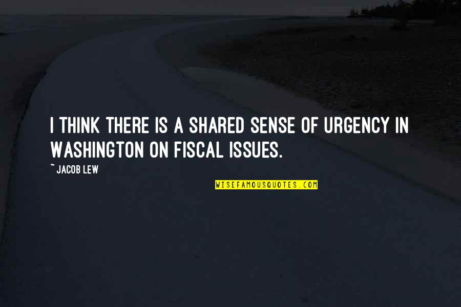 Kahwaji Dour Quotes By Jacob Lew: I think there is a shared sense of