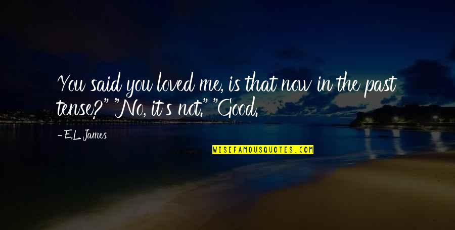Kaikki Muumimukit Quotes By E.L. James: You said you loved me, is that now