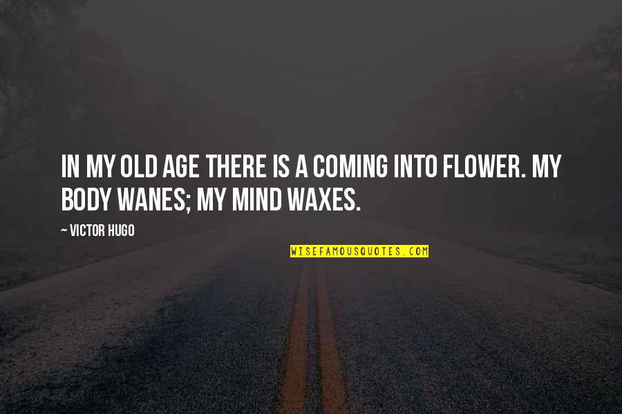 Kakefuton Quotes By Victor Hugo: In my old age there is a coming