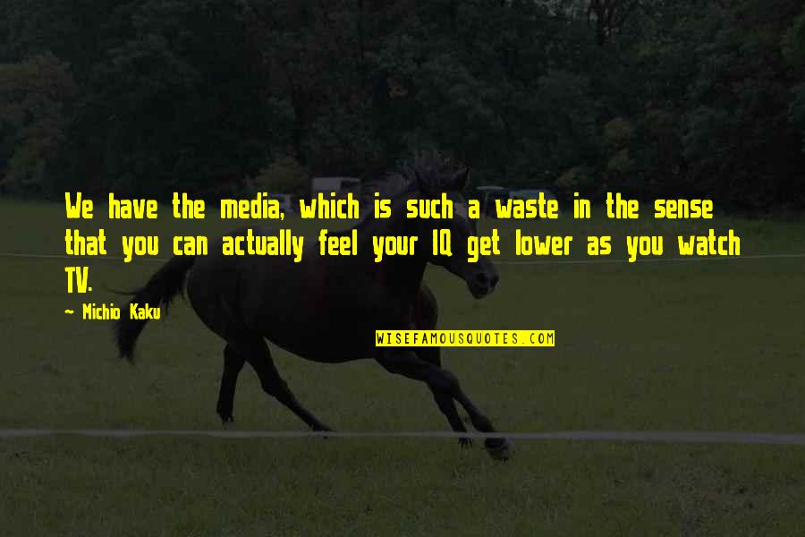 Kaku Michio Quotes By Michio Kaku: We have the media, which is such a Kaku Michio Quotes By Michio Kaku: We have the media, which is such a