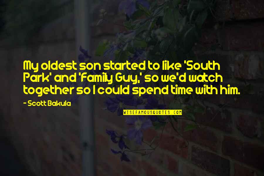 Kalissa Funk Quotes By Scott Bakula: My oldest son started to like 'South Park'