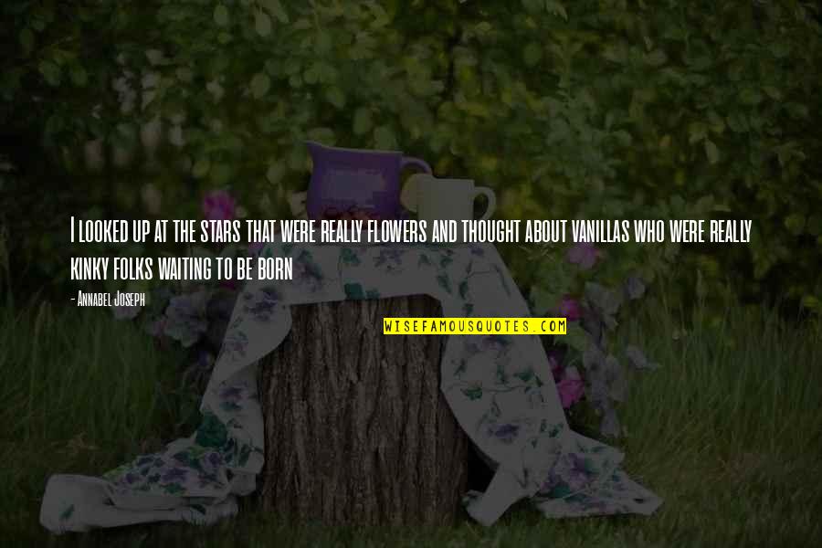 Kalsbeek Bredius Quotes By Annabel Joseph: I looked up at the stars that were