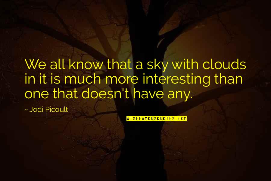Kamal Hassan Movie Quotes By Jodi Picoult: We all know that a sky with clouds Kamal Hassan Movie Quotes By Jodi Picoult: We all know that a sky with clouds