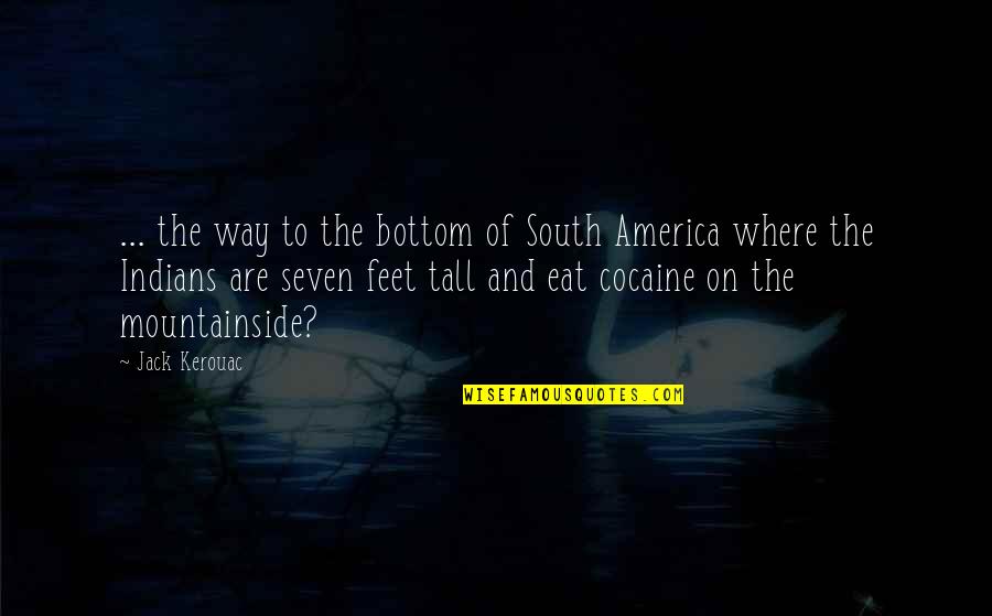 Kamersvol Quotes By Jack Kerouac: ... the way to the bottom of South