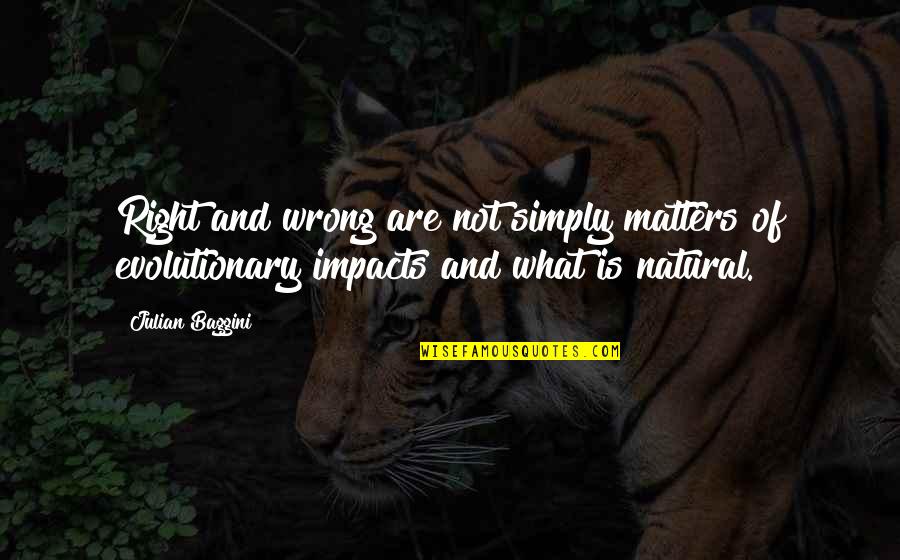Kanatli Unicorn Quotes By Julian Baggini: Right and wrong are not simply matters of