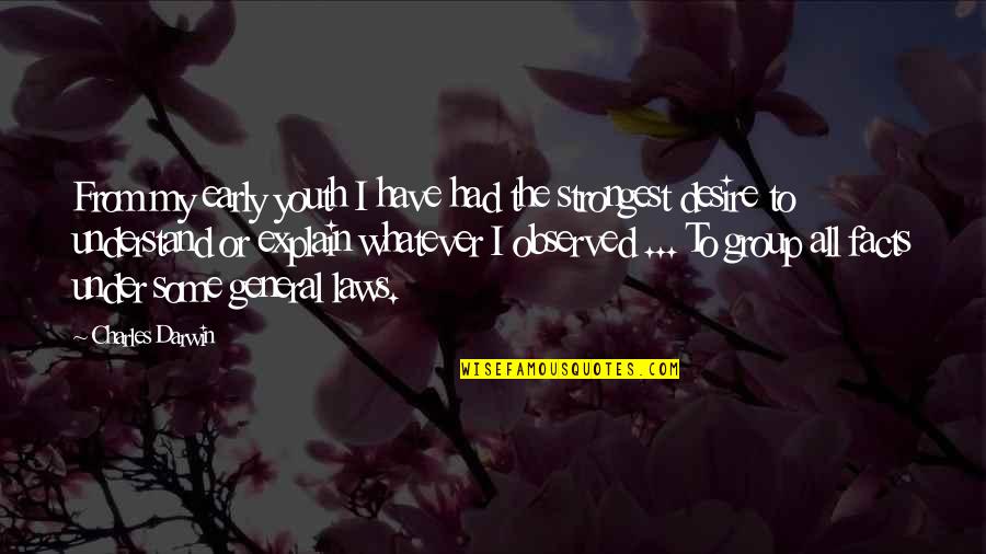 Kandhamal Quotes By Charles Darwin: From my early youth I have had the