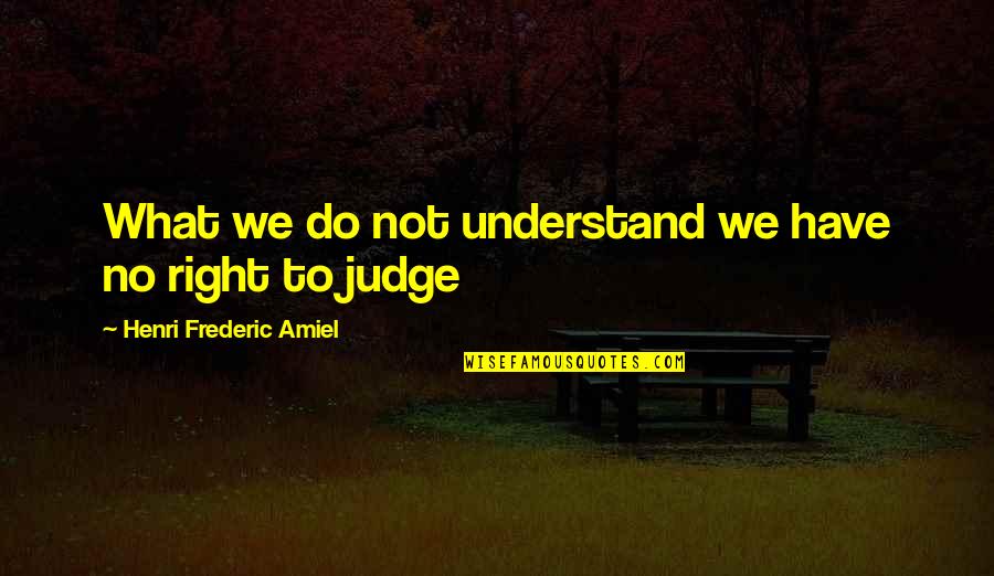 Kanita Oregon Quotes By Henri Frederic Amiel: What we do not understand we have no