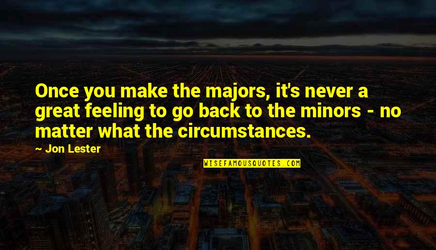 Kapiliarinis Quotes By Jon Lester: Once you make the majors, it's never a