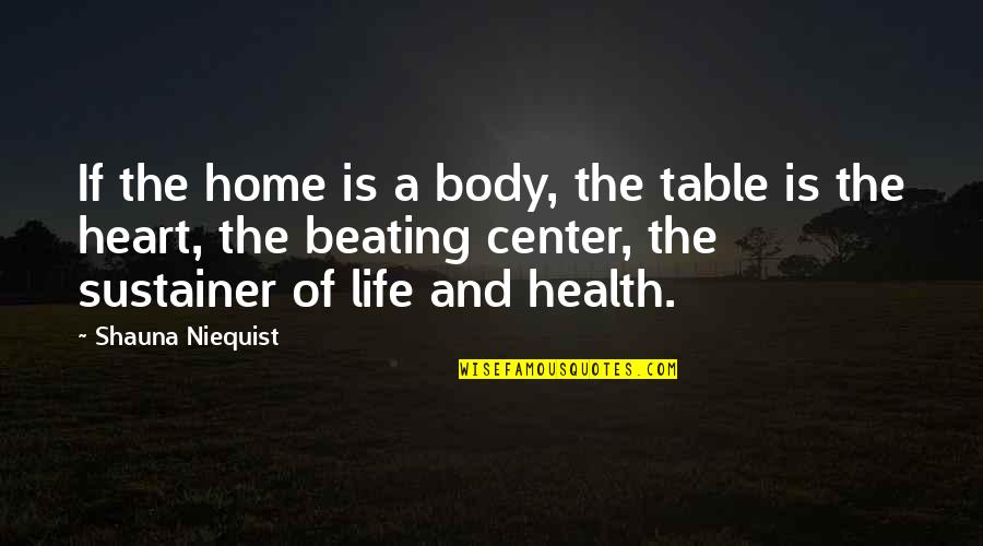 Kappa Alpha Theta Kite Quotes By Shauna Niequist: If the home is a body, the table