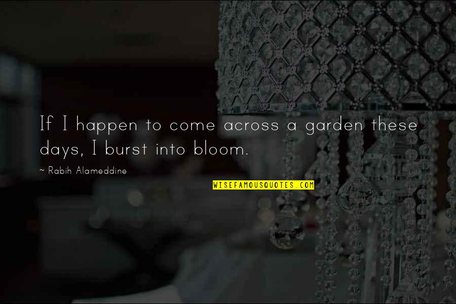 Karate Tournament Quotes By Rabih Alameddine: If I happen to come across a garden Karate Tournament Quotes By Rabih Alameddine: If I happen to come across a garden