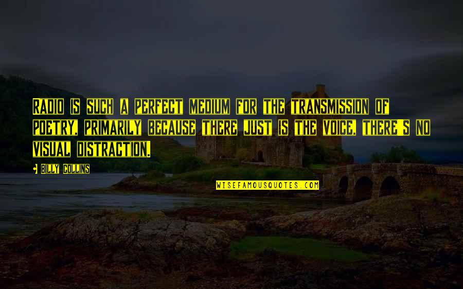 Karateka Quotes By Billy Collins: Radio is such a perfect medium for the Karateka Quotes By Billy Collins: Radio is such a perfect medium for the