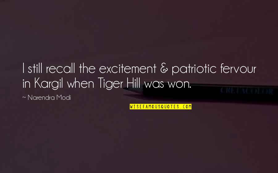Kargil Quotes By Narendra Modi: I still recall the excitement & patriotic fervour Kargil Quotes By Narendra Modi: I still recall the excitement & patriotic fervour