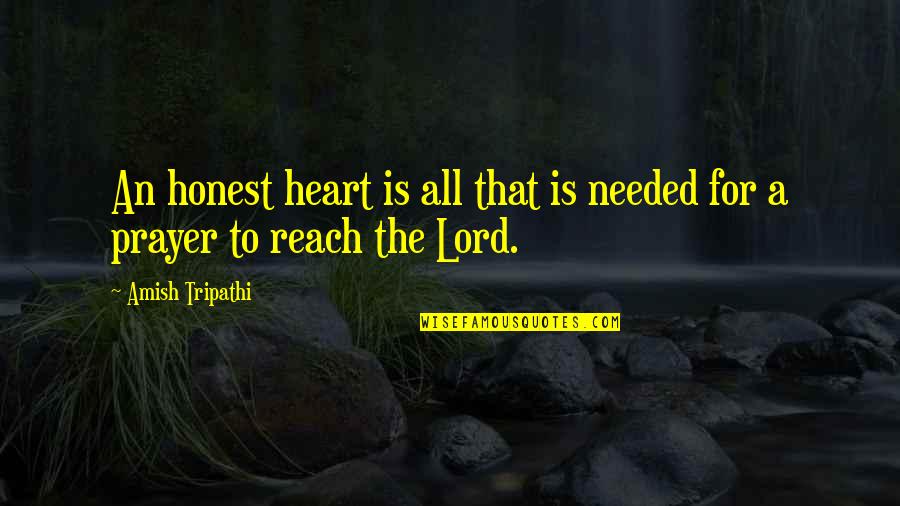 Karimi Quotes By Amish Tripathi: An honest heart is all that is needed