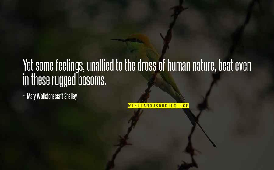 Karimianpour Quotes By Mary Wollstonecraft Shelley: Yet some feelings, unallied to the dross of