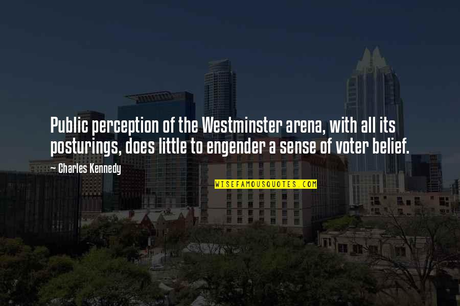 Karleton Nasheed Quotes By Charles Kennedy: Public perception of the Westminster arena, with all