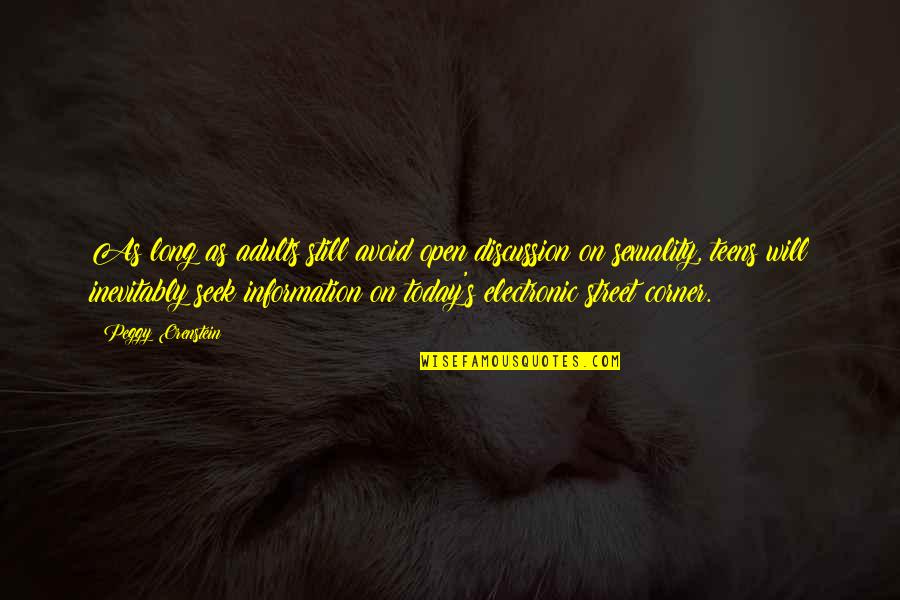 Karlick Price Quotes By Peggy Orenstein: As long as adults still avoid open discussion Karlick Price Quotes By Peggy Orenstein: As long as adults still avoid open discussion